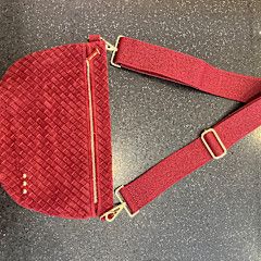 Suede Westlyn Woven Bum Bag