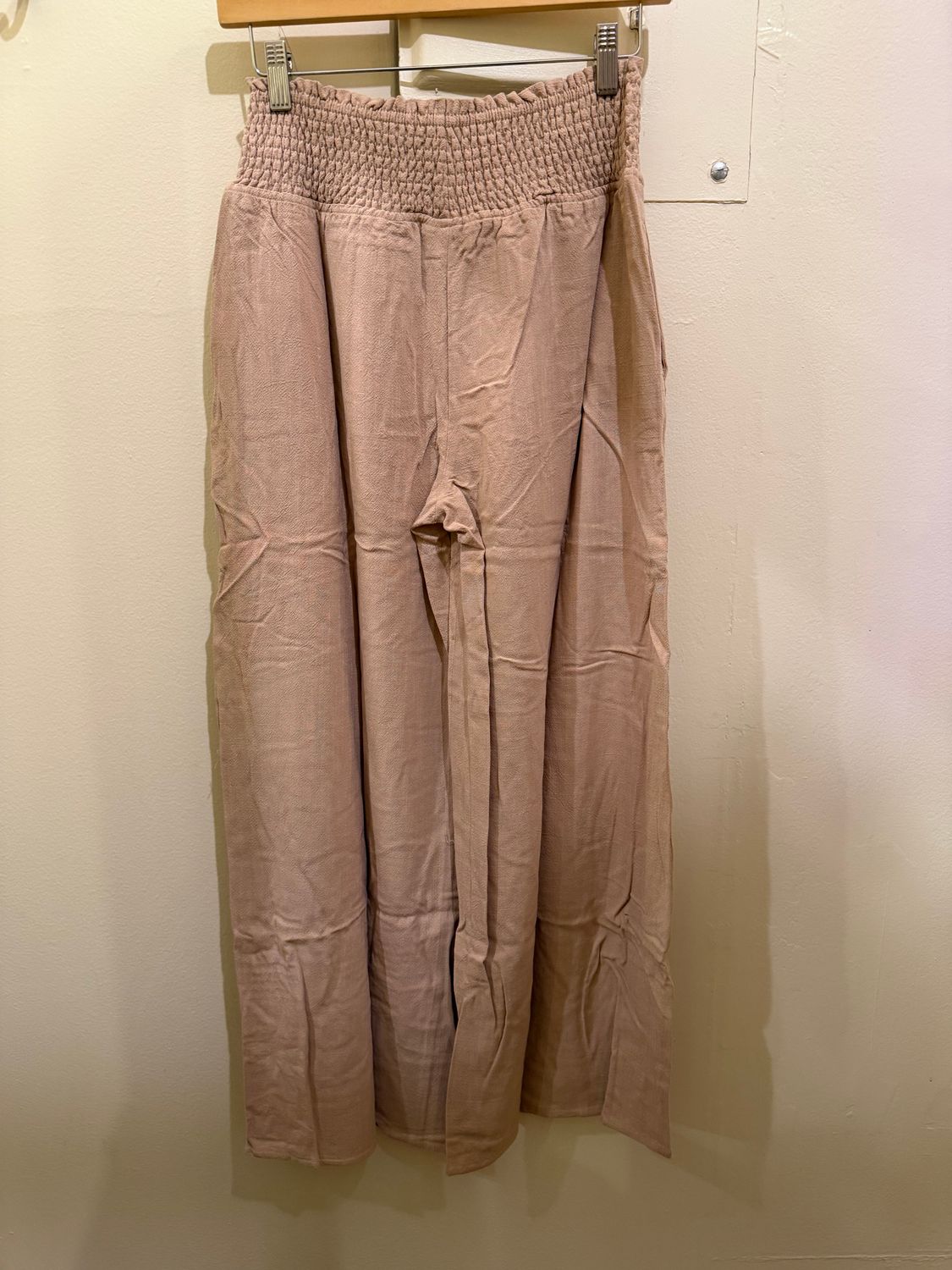 Lauren Smocked High Waist Pants