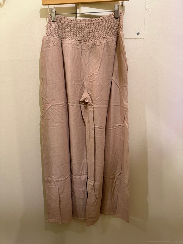 Lauren Smocked High Waist Pants