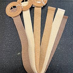 Basket Weave Straw Belt- OneSize