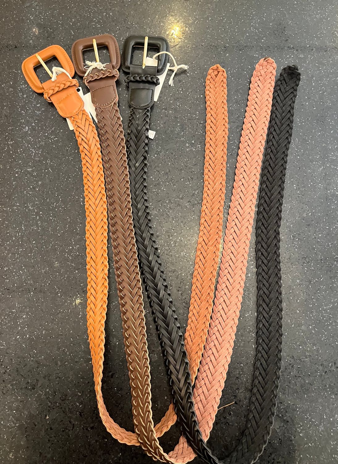Buckle Braid Belt- OneSize