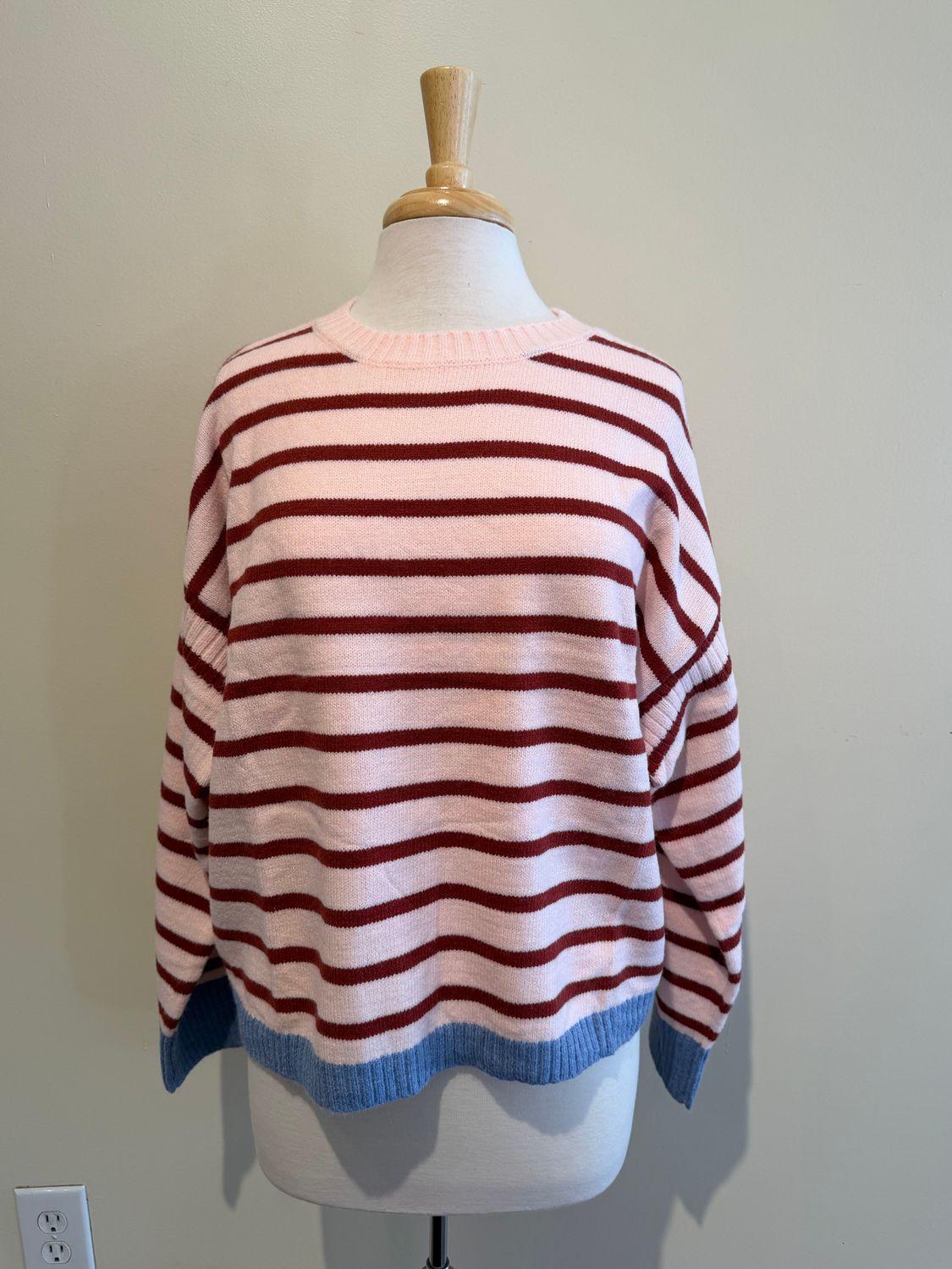 Bonnie LS Stripe Sweater