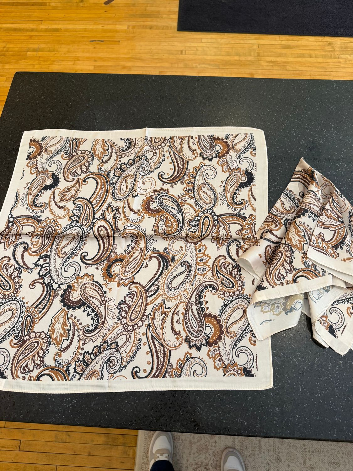 Paisley Bandana Square Scarf
