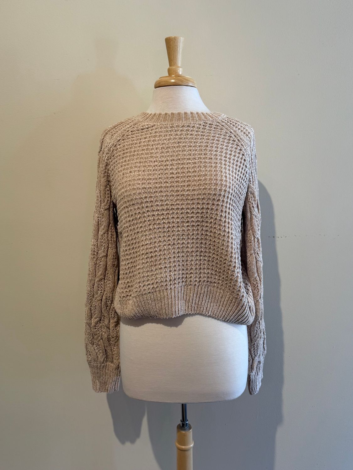 Juliette Cable Open Knit Sweater