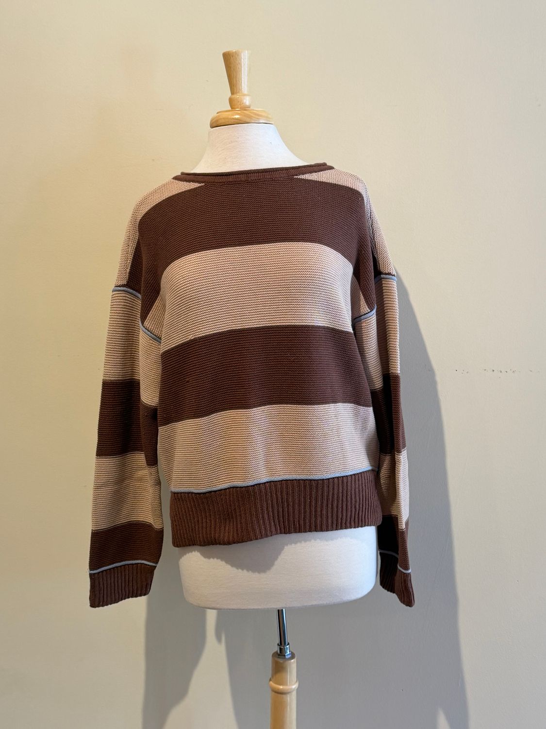 Lenora Wide Stripe Contrast Sweater