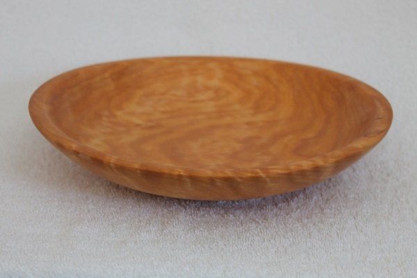 Hand Crafted, Hand Turned, Vermont Made Wooden Dish #3520 made from Vermont Yellow Birch Burl