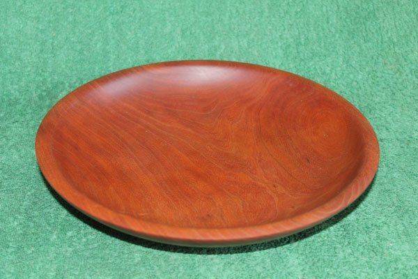 Hand Crafted, Hand Turned, Vermont Made Wooden Dish or Platter #3587 made from Vermont Cherry