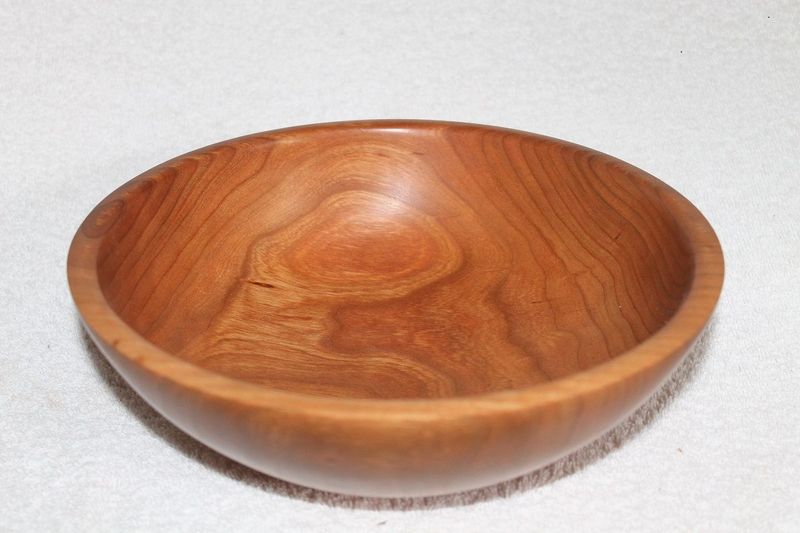 Hand Crafted, Hand Turned, Vermont Made Wooden Bowl #4479, made from Vermont Cherry