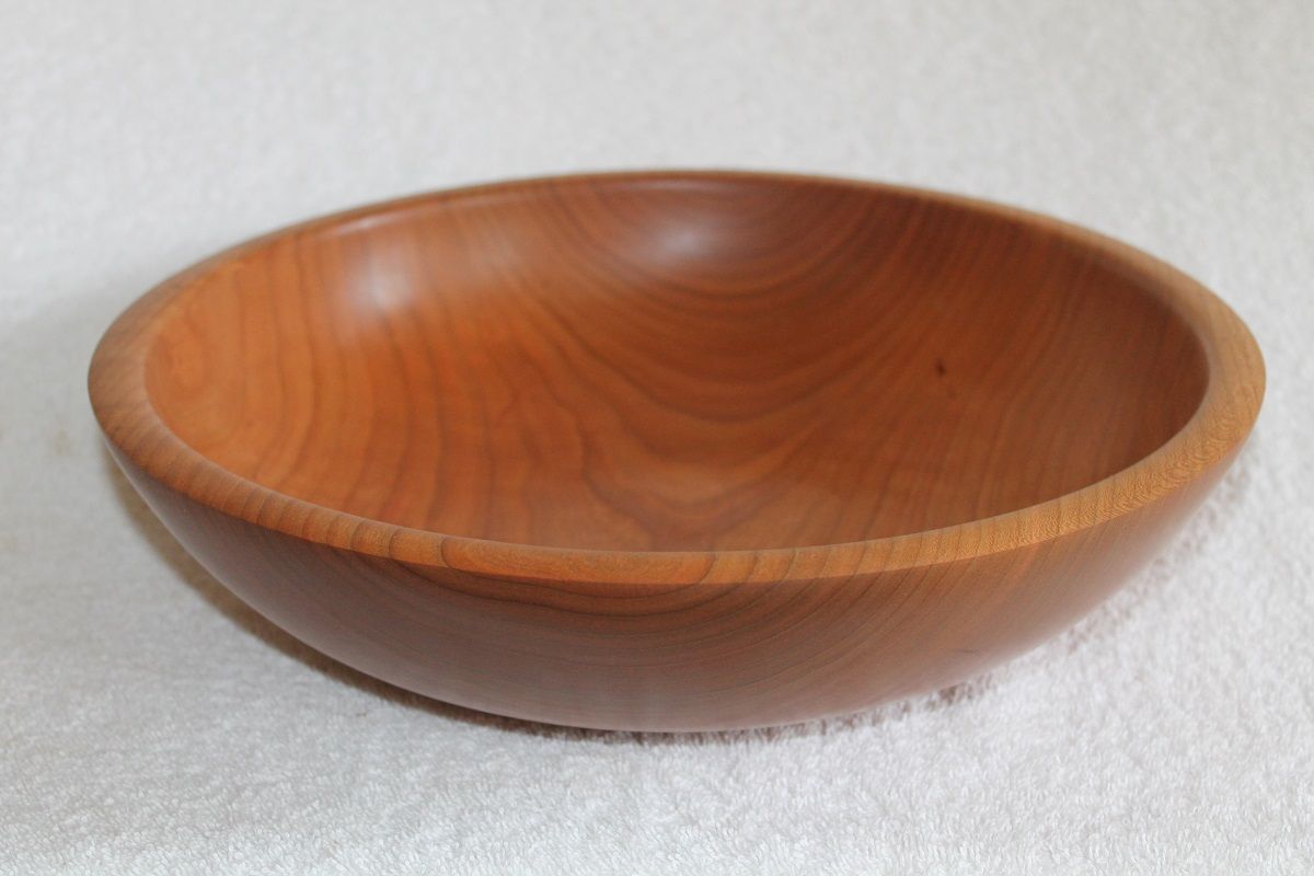 Hand Crafted, Hand Turned, Vermont Made Wooden Bowl #4495 made from Yellow Birch