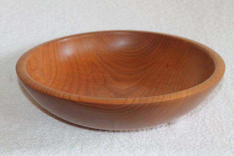 Hand Crafted, Hand Turned, Vermont Made Wooden Bowl #4495 made from Yellow Birch