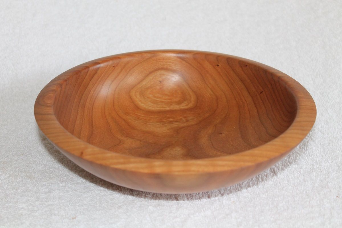 Hand Crafted, Hand Turned, Vermont Made Wooden Bowl #4498 made from Vermont Cherry