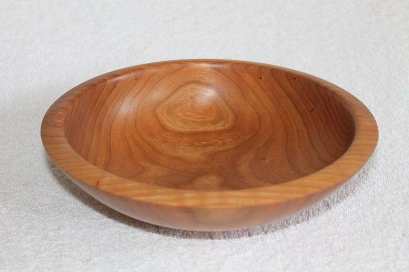 Hand Crafted, Hand Turned, Vermont Made Wooden Bowl #4498 made from Vermont Cherry