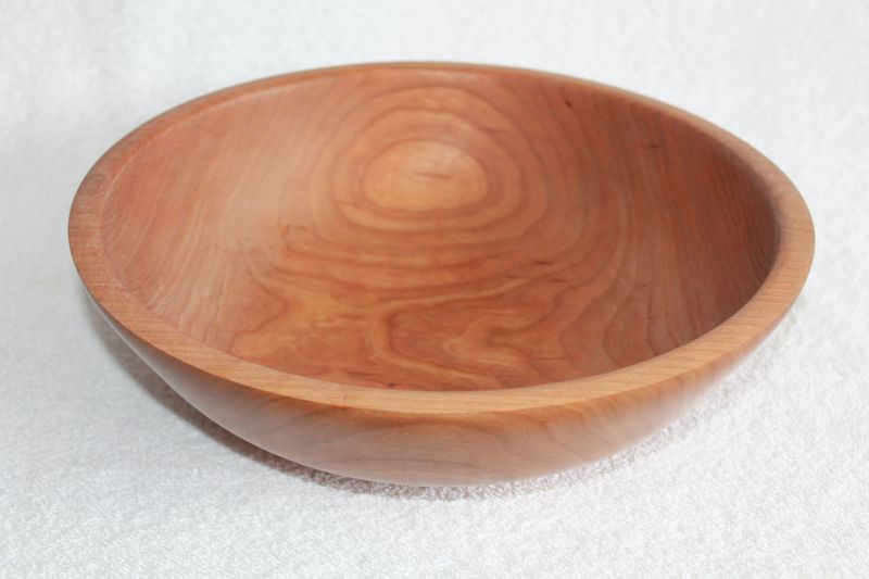 Hand Crafted, Hand Turned, Vermont Made Wooden Bowl #4478, Made from Vermont Cherry