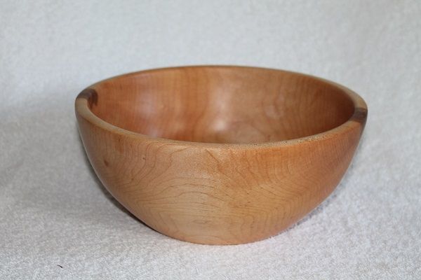 Hand Crafted, Hand Turned, Vermont Made Wooden Bowl #4614, made from Vermont Maple