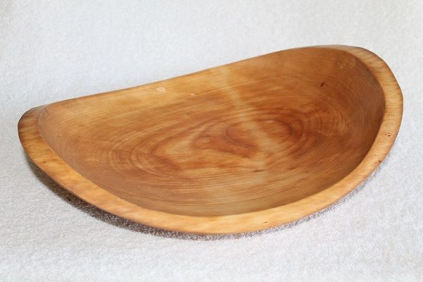 Hand Crafted, Hand Turned, Vermont Made Wooden Platter #4565, made from Vermont Yellow Birch