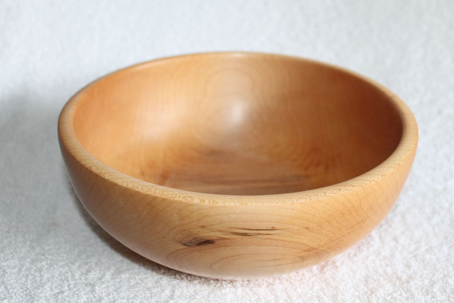 Hand Crafted, Hand Turned, Vermont Made Wooden Bowl #4571 made from Vermont Maple.
