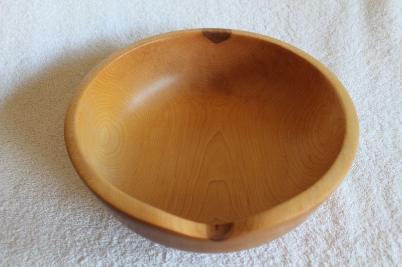 Hand Crafted, Hand Turned, Vermont Made Wooden Bowl #4587 made from Vermont Maple.