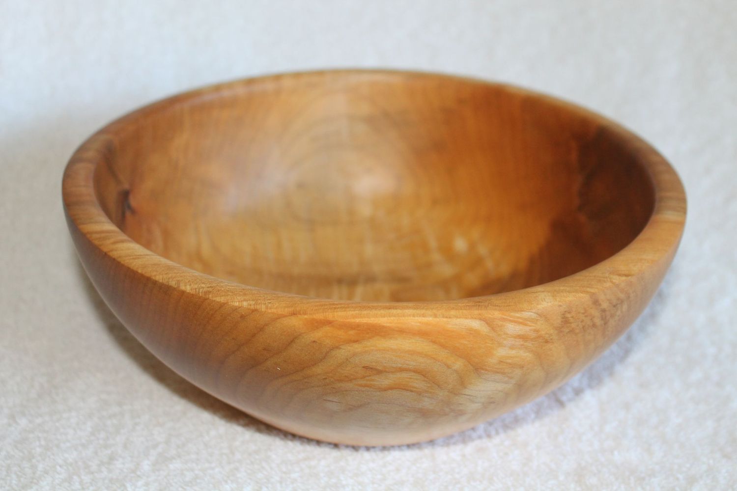 Hand Crafted, Hand Turned, Vermont Made Wooden Bowl #4391 made from Vermont Maple.