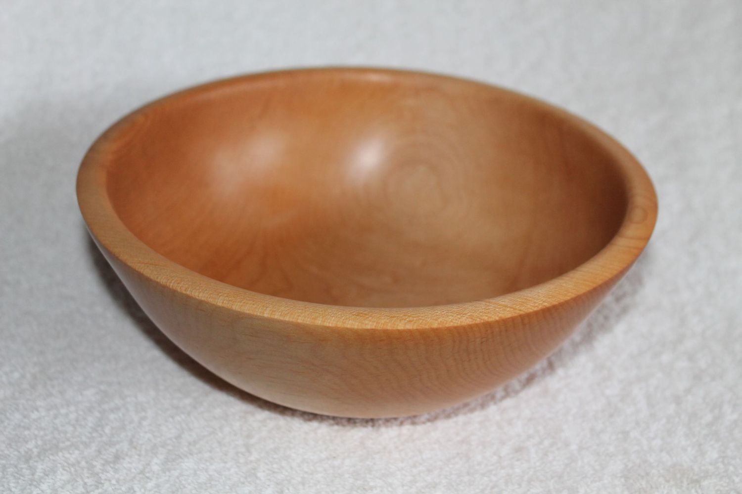 Hand Crafted, Hand Turned, Vermont Made Wooden Bowl #4675 made from Vermont Maple Hand Crafted, Hand Turned, Vermont Made Wooden Bowl #4675 made from Vermont Maple