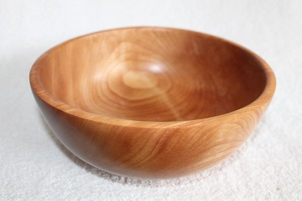 Hand Crafted, Hand Turned, Vermont Made Wooden Bowl #4713 made from Vermont Yellow Birch.