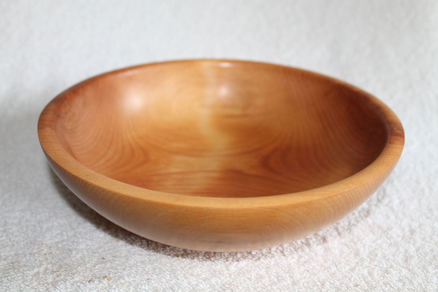 Hand Crafted, Hand Turned, Vermont Made Wooden Bowl #4657, Made from Vermont Yellow Birch Hand Crafted, Hand Turned, Vermont Made Wooden Bowl #4657, Made from Vermont Yellow Birch