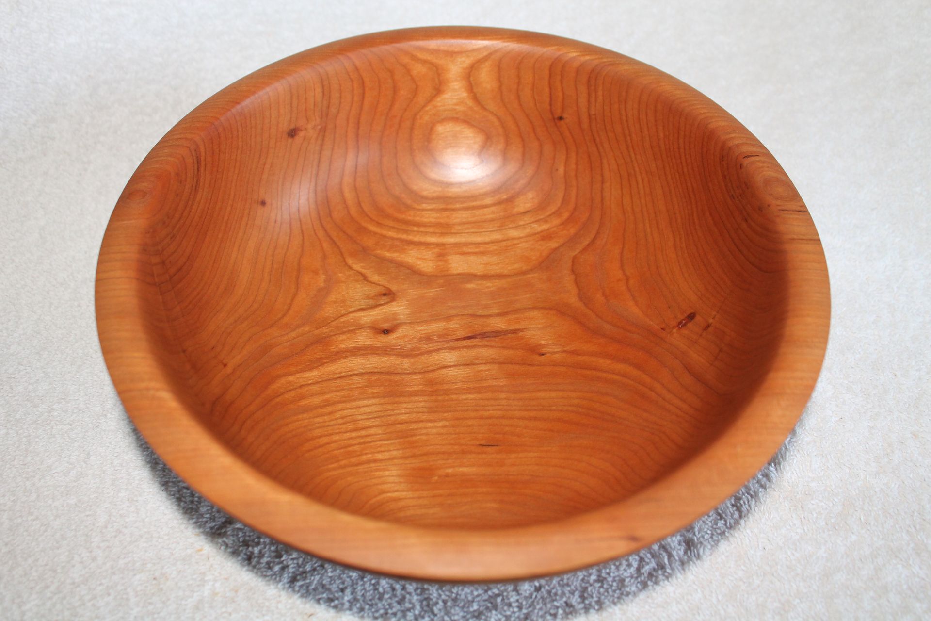 Hand Crafted, Hand Turned, Vermont Made Wooden Bowl #4747 made from Vermont Cherry