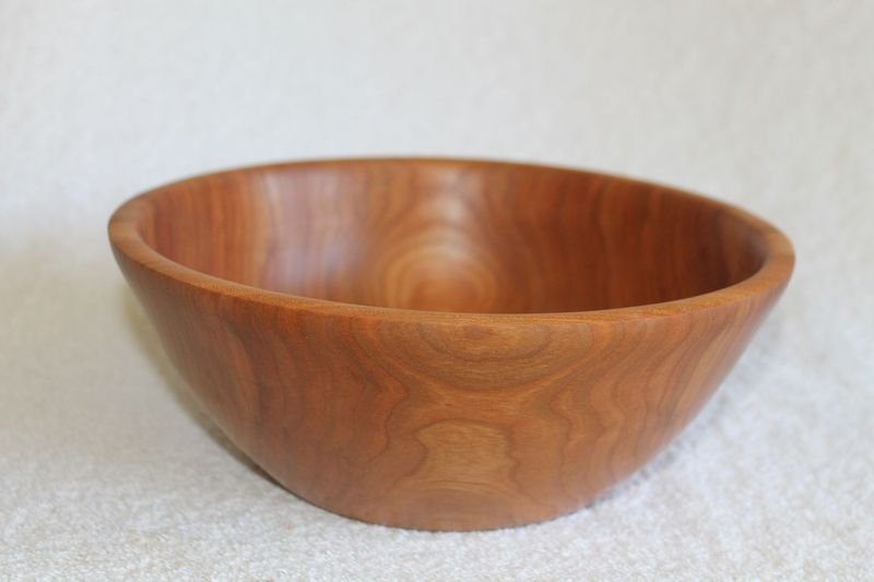 Hand crafted, Hand turned, Vermont Made Wooden Bowl #4813, made from Vermont Cherry