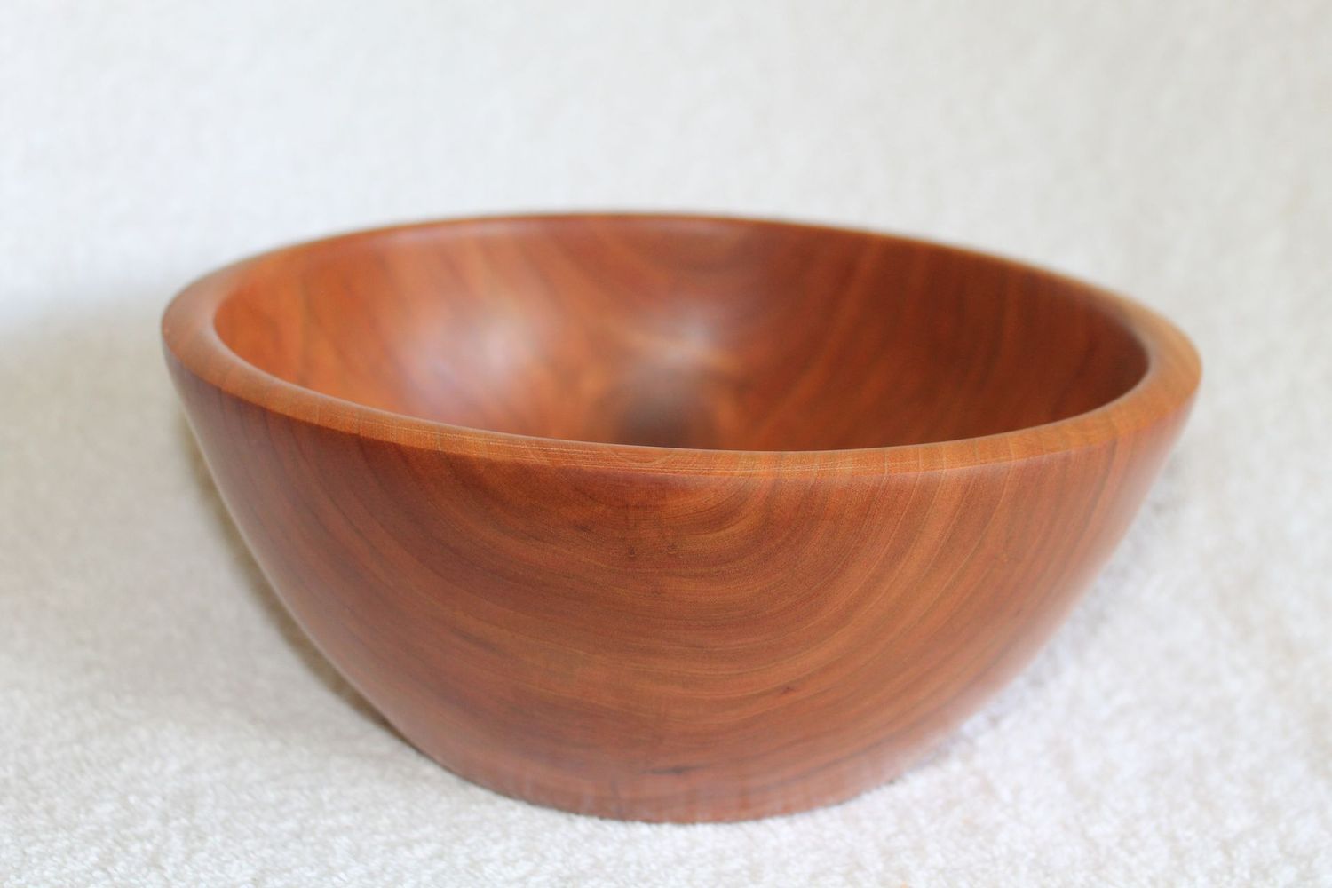 Hand Crafted, Hand Turned, Vermont Made Wooden Bowl #4688 made from Vermont Cherry Hand Crafted, Hand Turned, Vermont Made Wooden Bowl #4688 made from Vermont Cherry