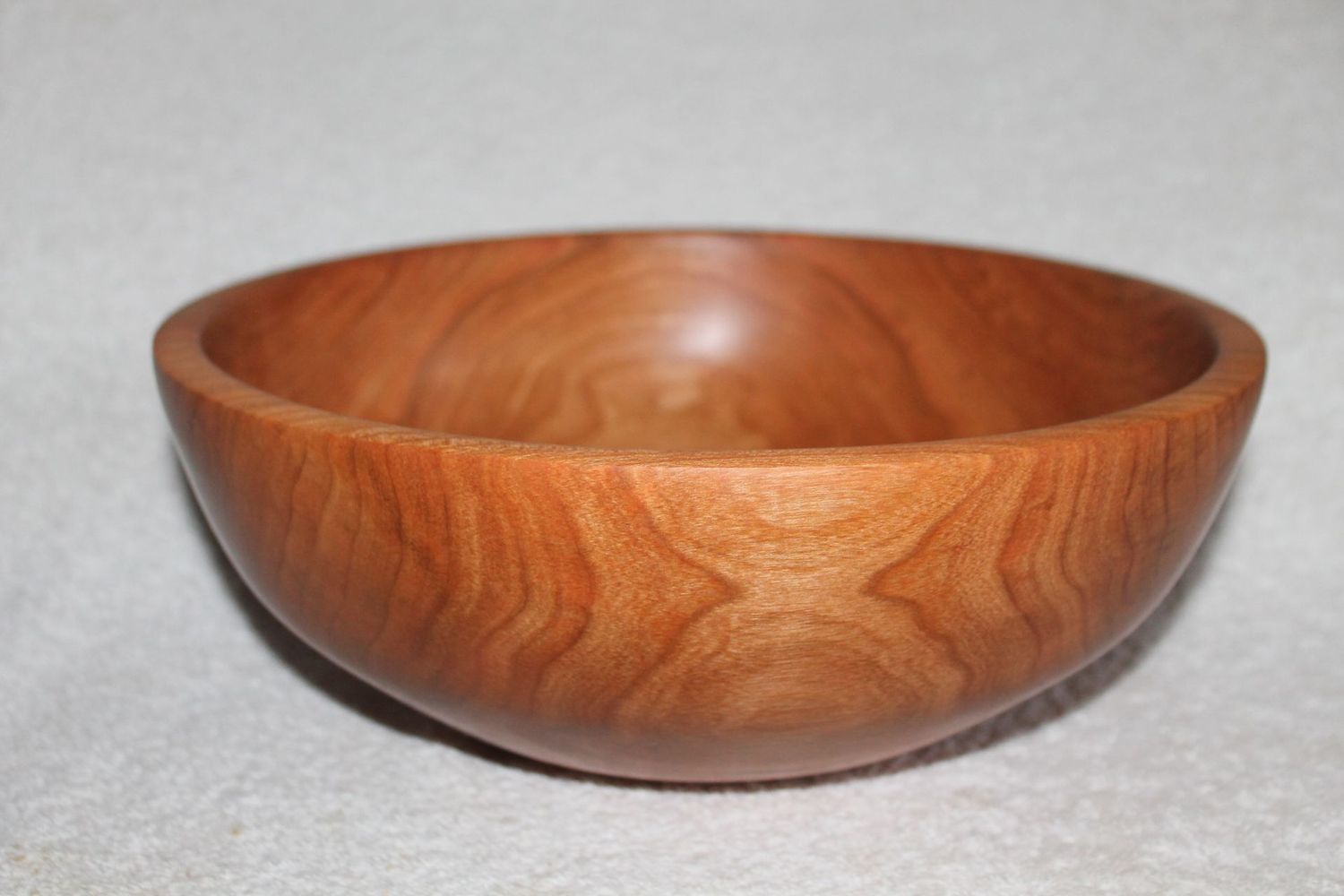 Hand Crafted, Hand Turned, Vermont Made Wooden Bowl #4848 made from Vermont Cherry Hand Crafted, Hand Turned, Vermont Made Wooden Bowl #4848 made from Vermont Cherry