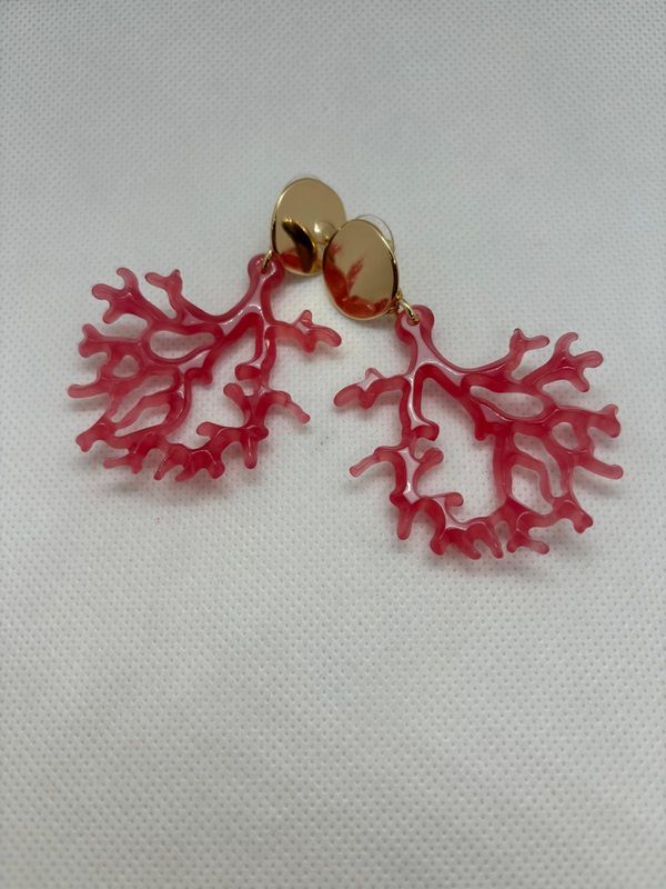 Pendientes Coral