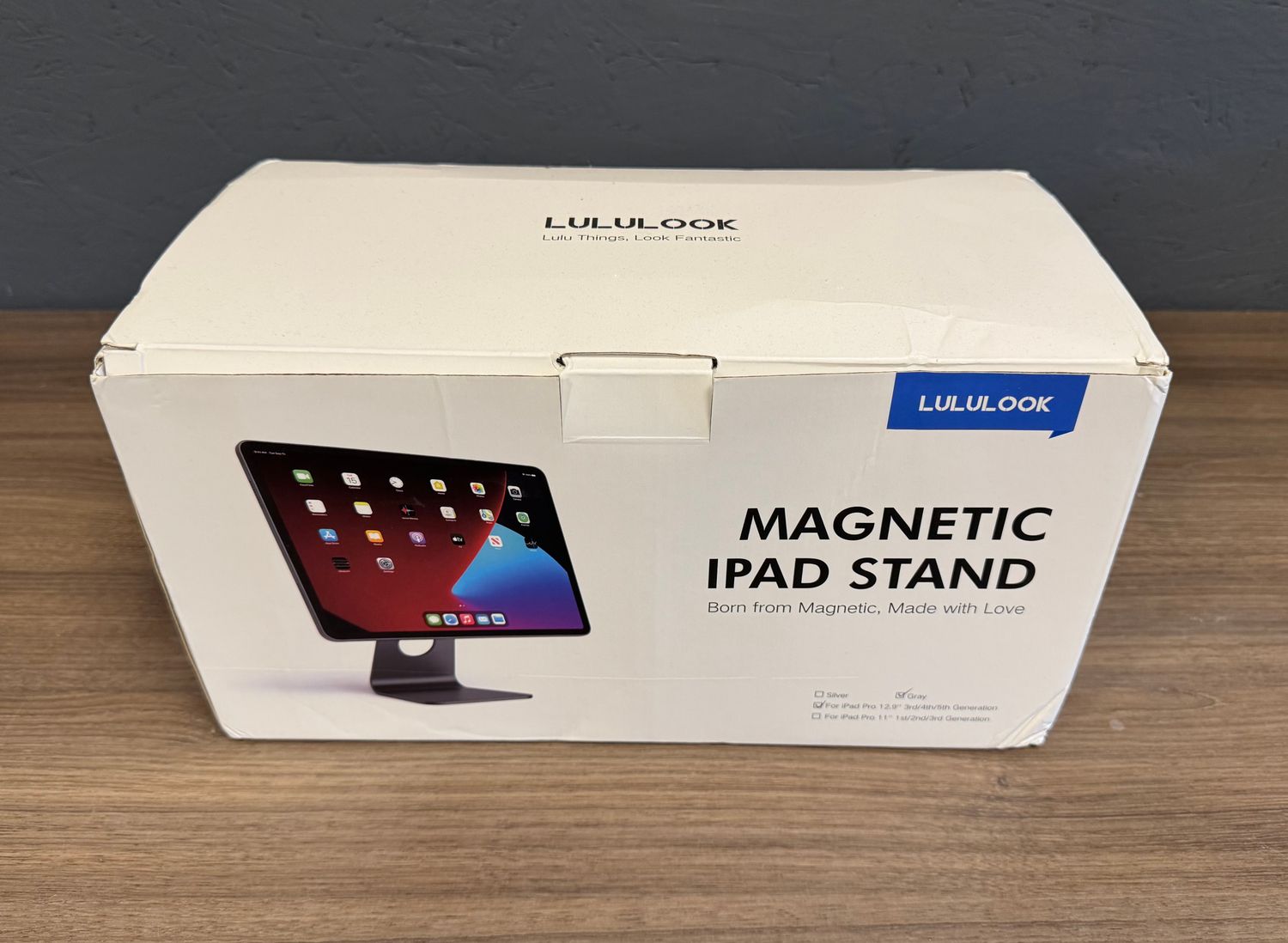 Lululook Magnetische standaard voor Apple iPad Pro Aluminium verstelbare hoek magneethouder voor iPad Pro 12.9