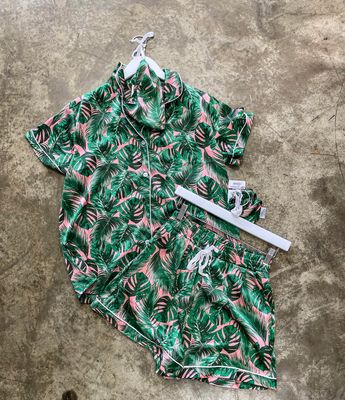 HELLO MELLO ALOHA BED PAJAMA SHORTS