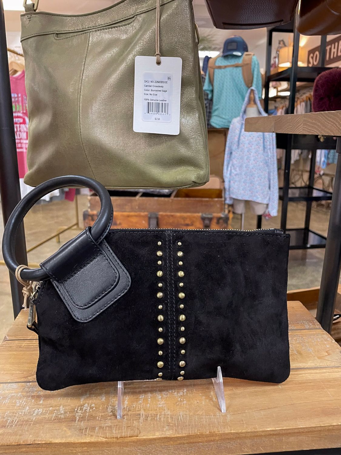 SABLE CLUTCH BLACK