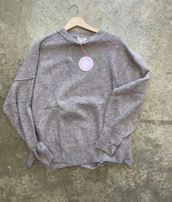 WOOL BLEND PULL OVER SWEATER