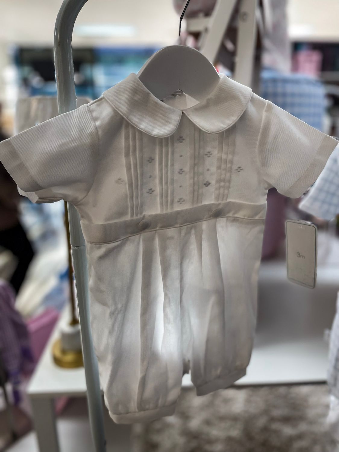 CHRISTENING KNICKER W/ PINTUCKS