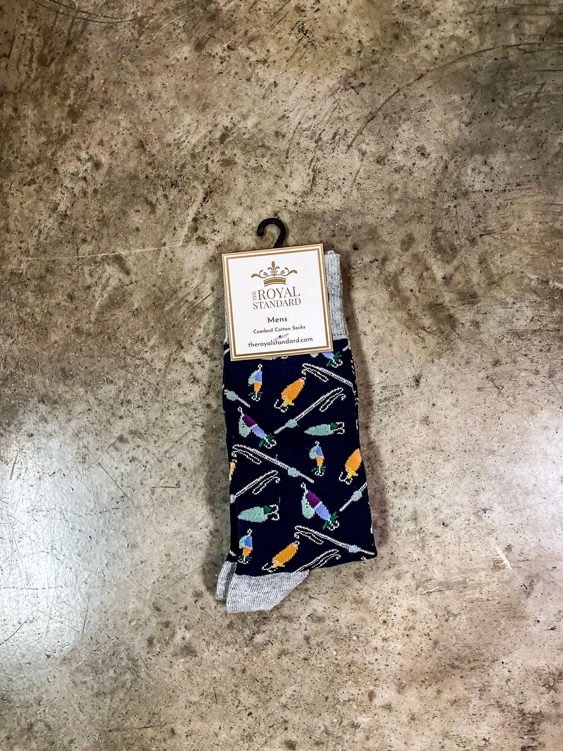 MENS HOOK LINE AND SINKER SOCKS