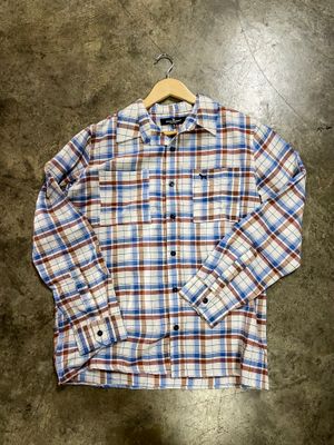 MEN SHACKET BROWN PLAID