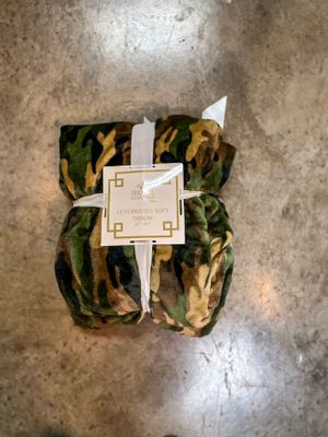 CAMOFLAGE THROW 50X60