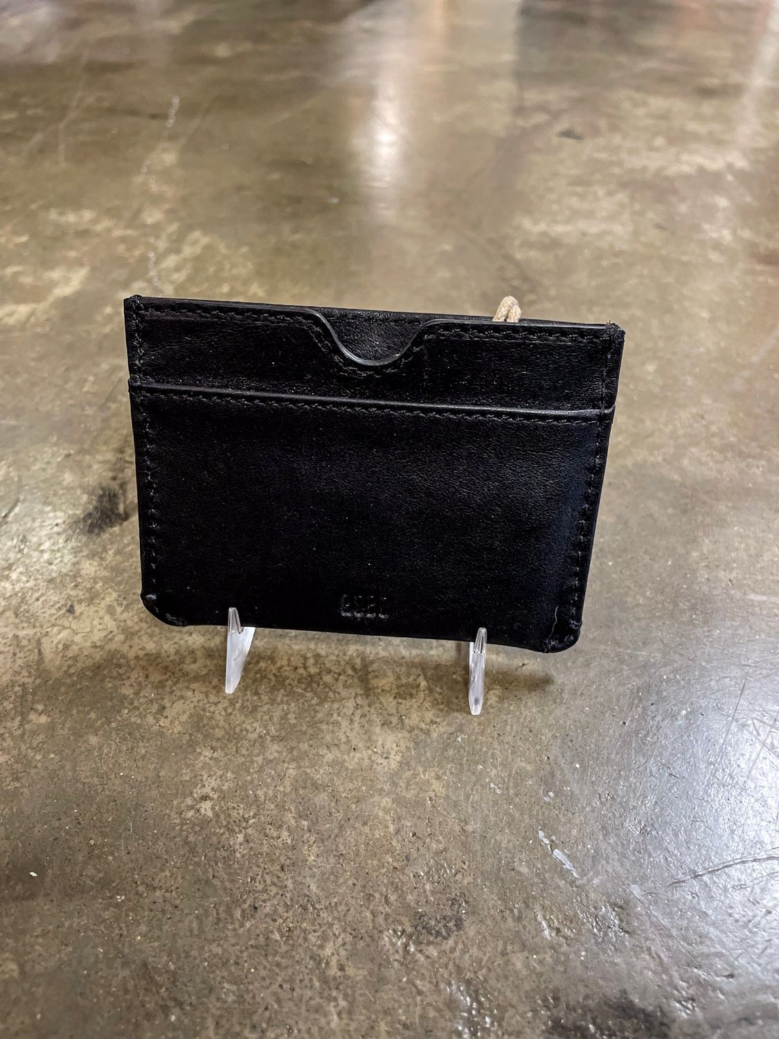 HOBO - MEN&#39;S CREDIT CARD WALLET - BLACK