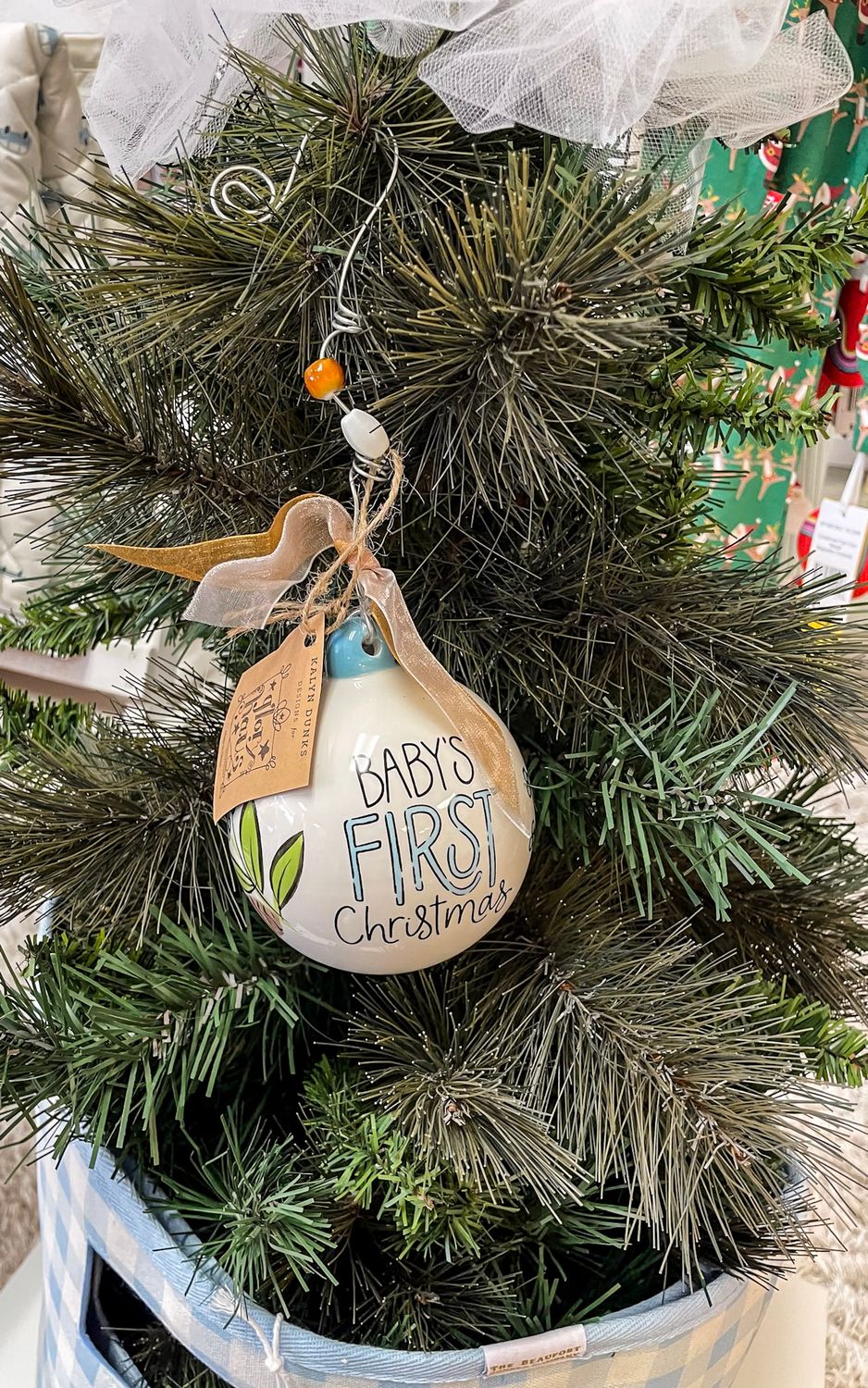 BABY BOY 1ST CHRISTMAS ORNAMENT