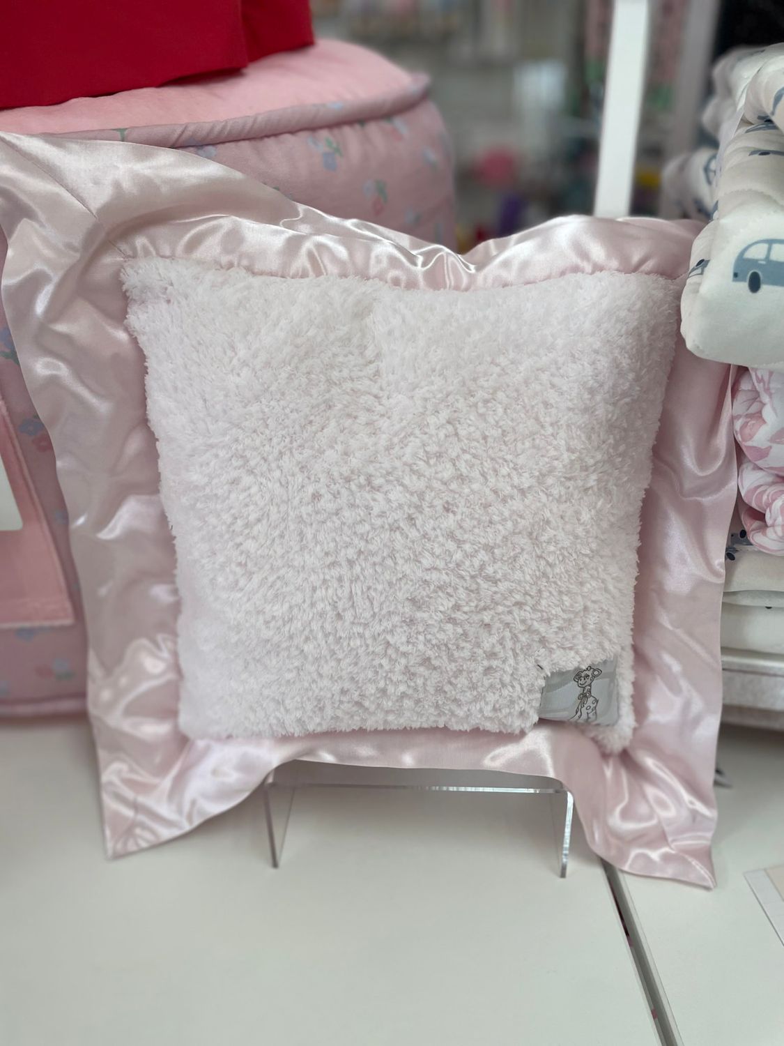 CHENILLE PILLOW - PINK