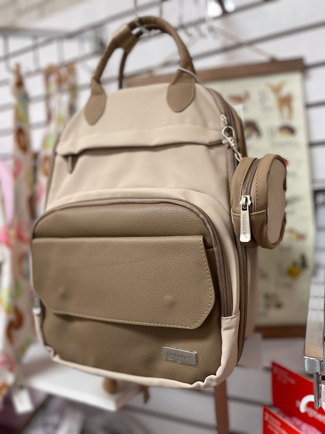 PLAY DIAPER BAG - LATTE