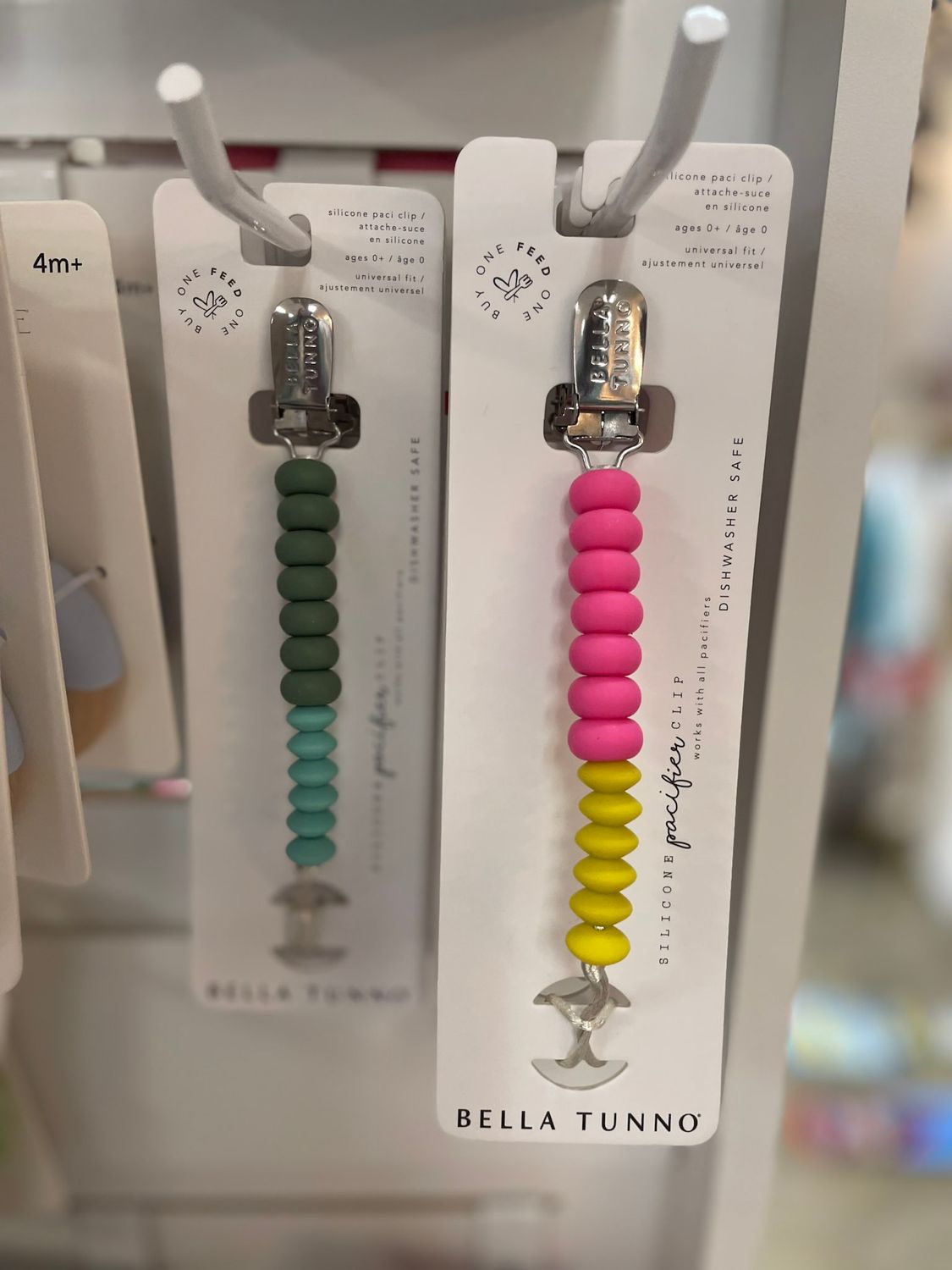 MOSS DUO PACIFIER CLIP