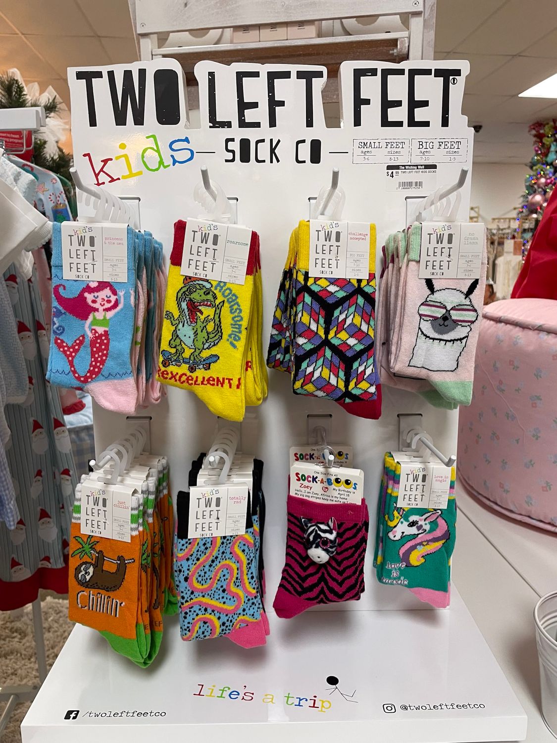 TWO LEFT FEET KIDS SOCKS
