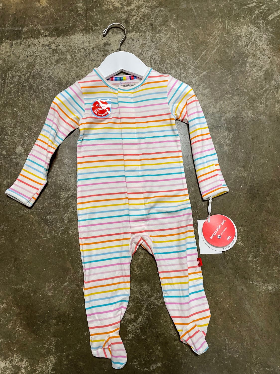 MAGIC SPRK CANDY STRIPE FOOTIE