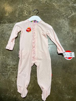 PIN DOT PINK FOOTIE