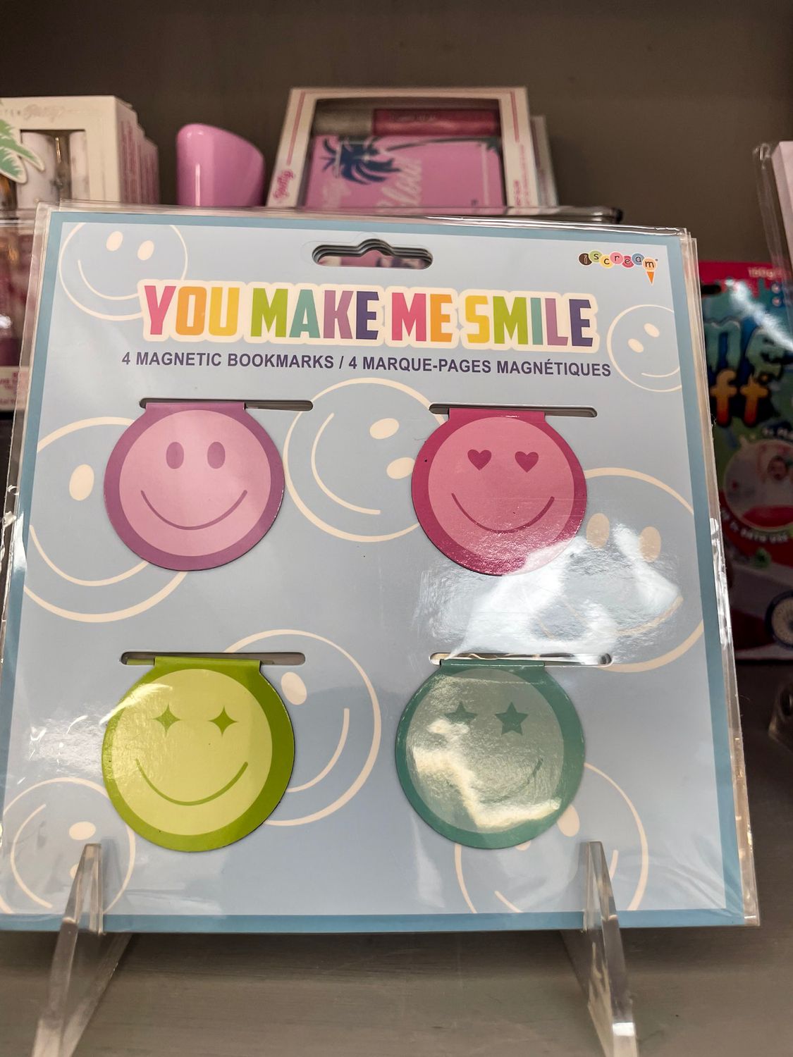 YOU MAKE ME SMILE MAGNETIC BOOKMARKS