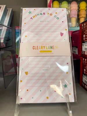 PINK STRIPES NOTEPAD