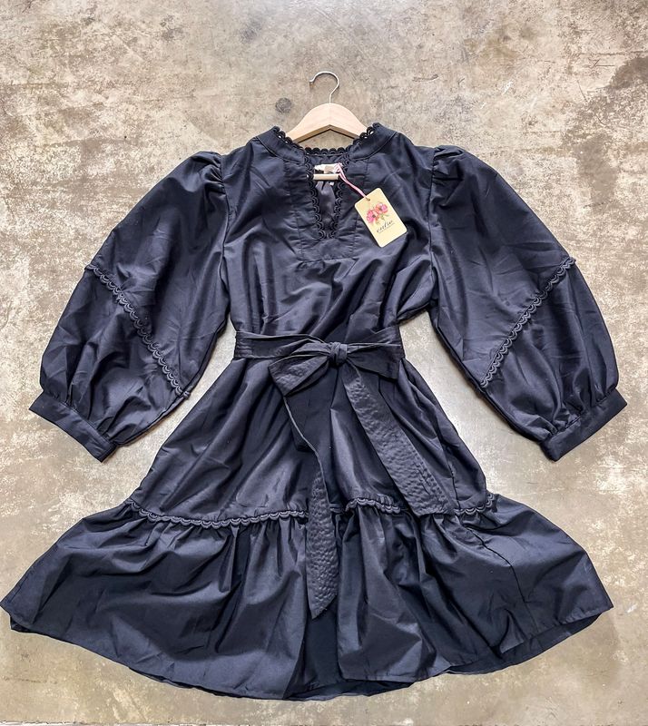  ENTRO 3/4 SLEEVE DRESS