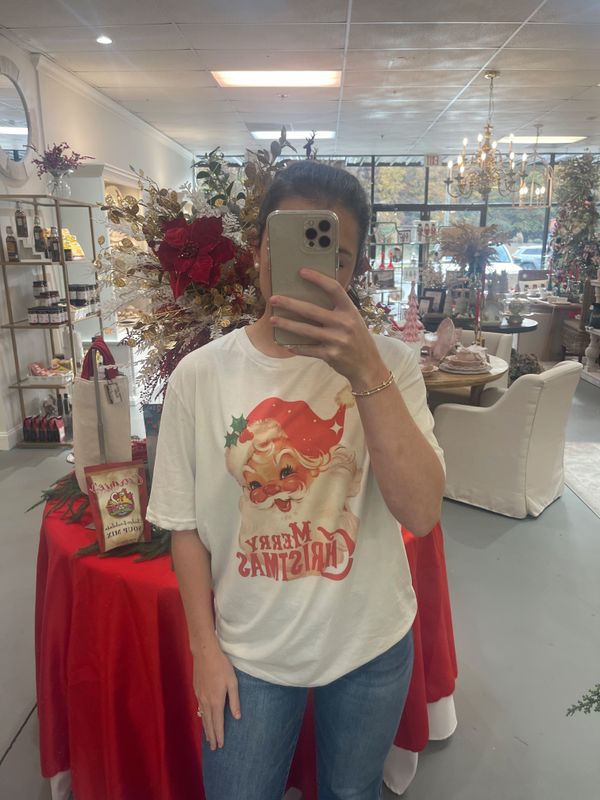 VINTAGE SANTA CHRISTMAS TEE